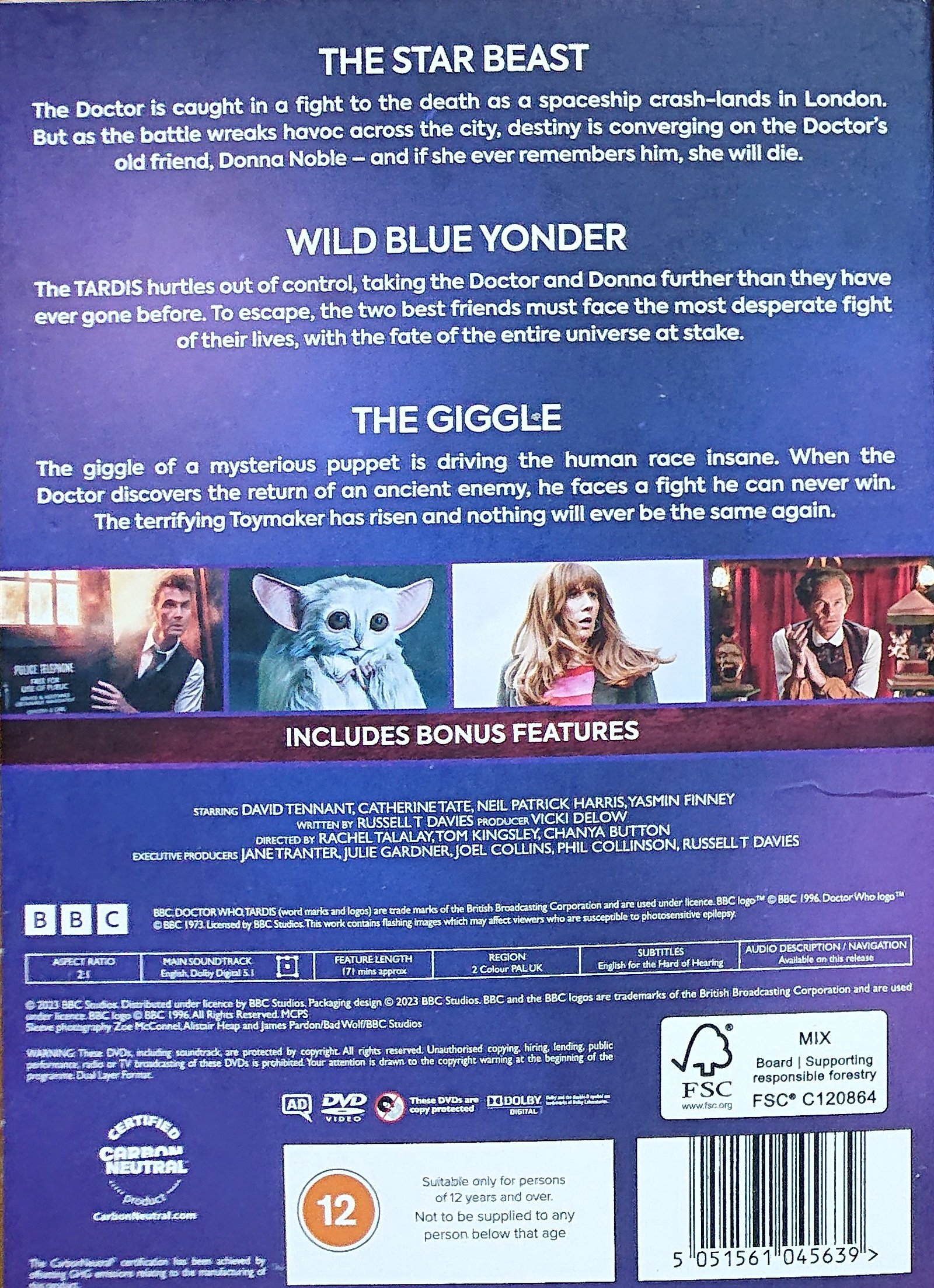 Back cover of BBCDVD 4563